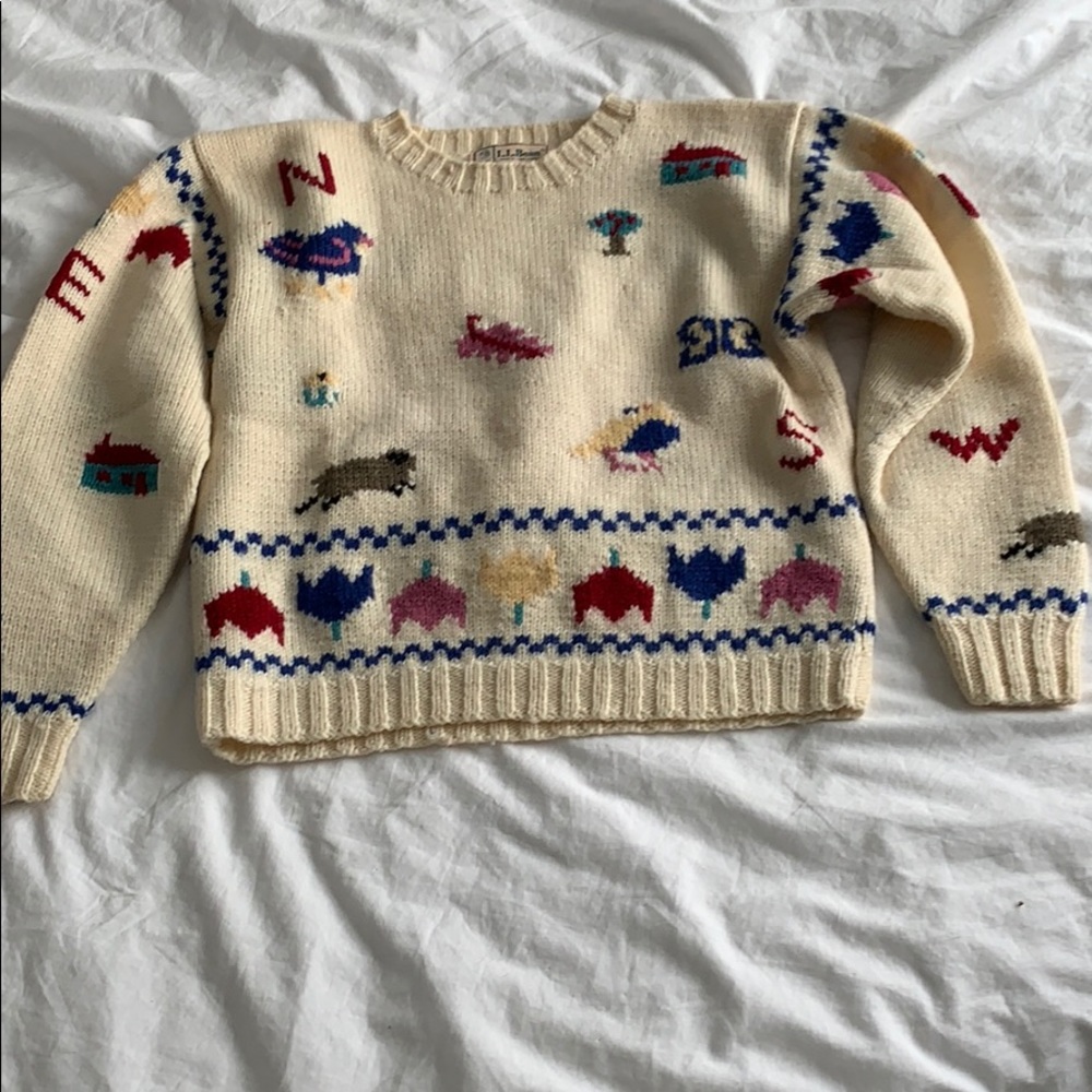LL Bean 100% pure wool VINTAGE